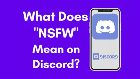 nsfw meaning discord